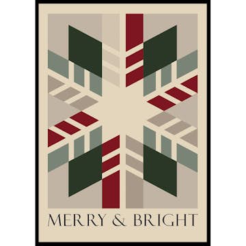 Poster Gallerix Merry And Bright No2