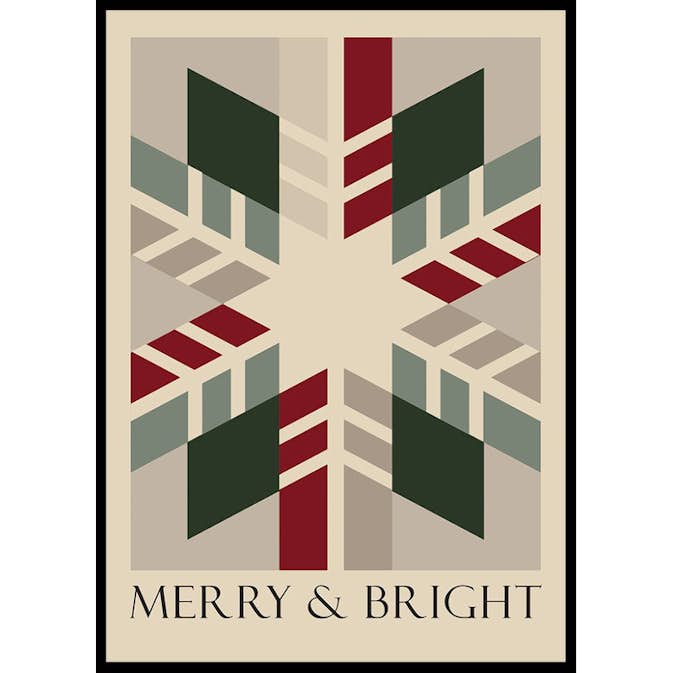 Poster Gallerix Merry And Bright No2