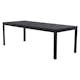 Utebord Outfit Willy Förlängningsbart Trädgårdsbord i Svart Aluminium/Polywood