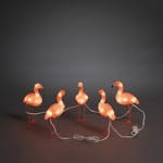 Dekorationsbelysning Gnosjö Konstsmide Flamingos Akryl 5 st LED