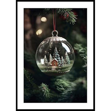 Poster Gallerix Snow Globe In Tree