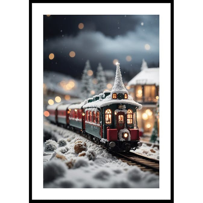 Poster Gallerix Christmas Train