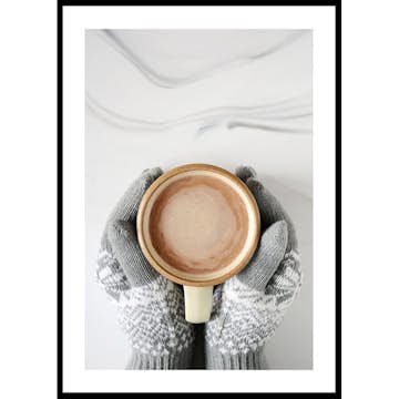 Poster Gallerix Mittens And Hot Chocolate