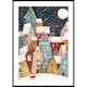 Poster Gallerix Abstract Winter Village No1