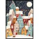 Poster Gallerix Abstract Winter Village No1