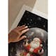 Poster Gallerix Santa Snow Globe