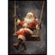 Poster Gallerix Santa On A Swing