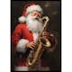 Poster Gallerix Santa On The Saxophone