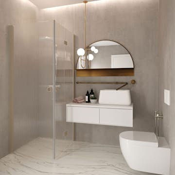 Duschhörn Hietakari Forma 373 Vändbar Dörr och Vikbar Dörr