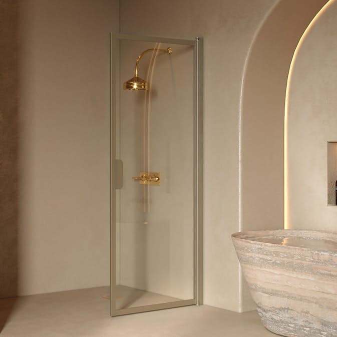 Duschdörr Hietakari Bläk 732 New York Vändbar