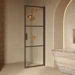 Duschdörr Hietakari Bläk 735 Tokyo Vändbar