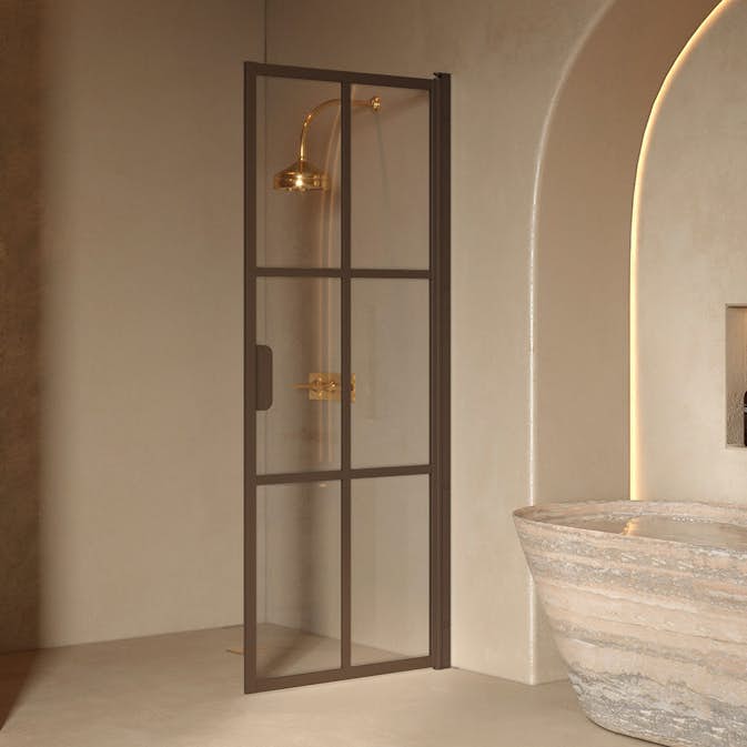 Duschdörr Hietakari Bläk 738 Paris Vändbar