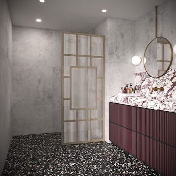 Duschvägg Hietakari Bläk 800 Shanghai Fast