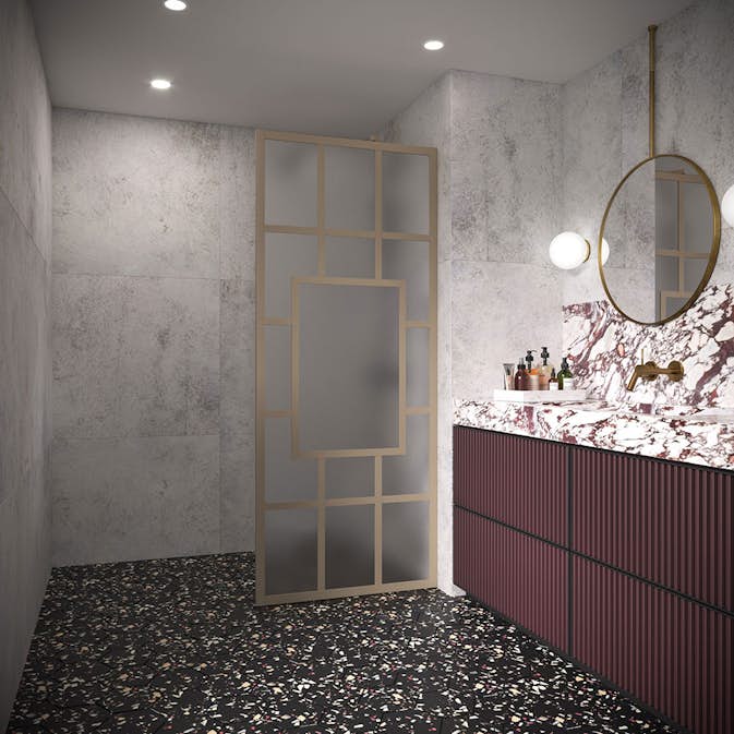 Duschvägg Hietakari Bläk 800 Shanghai Fast