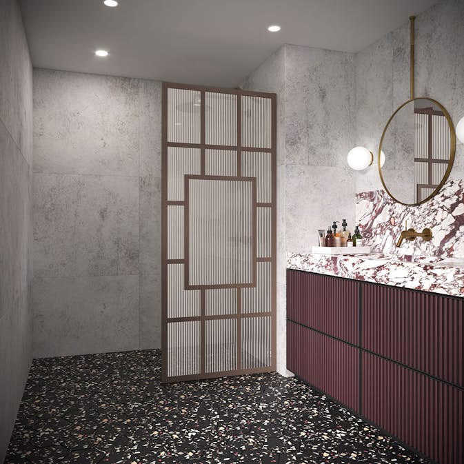 Duschvägg Hietakari Bläk 800 Shanghai Fast