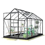 Växthus Lykke PC 62 m2 Svart