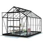 Växthus Lykke Hybrid 97 m2 Svart