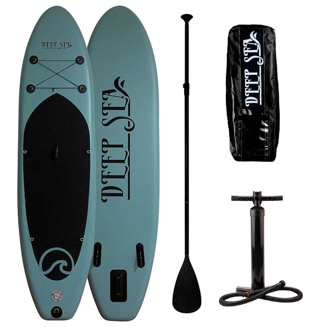 Paddleboard Deep Sea Pro 300 cm Blå - SUP Bräda med Hög Flytförmåga & Maxvikt 115 kg