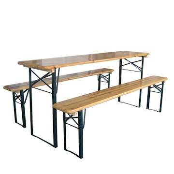 Fällbord Lykke Festival Träbord Utomhus Stål/Trä