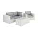 Loungegrupp Comfort Garden Bahamas Soffa 3-sits med Utebord Utomhus