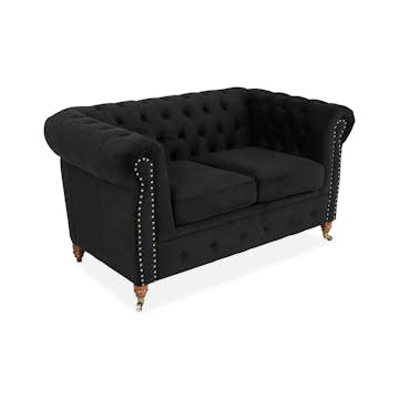 2-sitssoffa Manor House Chesterfield Deluxe Sammet