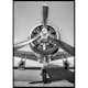 Poster Gallerix Vintage Propeller Aircraft B&W