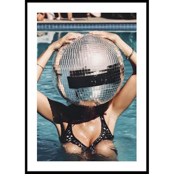 Poster Gallerix Disco Ball Vintage Style
