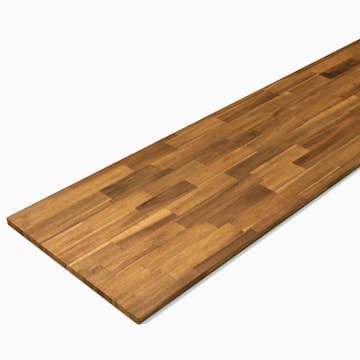 Köksbänkskiva Interbuild Acacia Massivt Trä 2200x635x26 mm Gyllene Teak