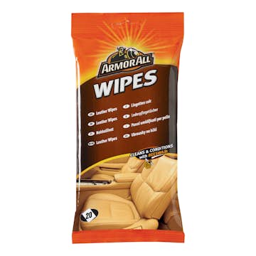 Rengöringsduk Armor All Leather Wipes Flatpack