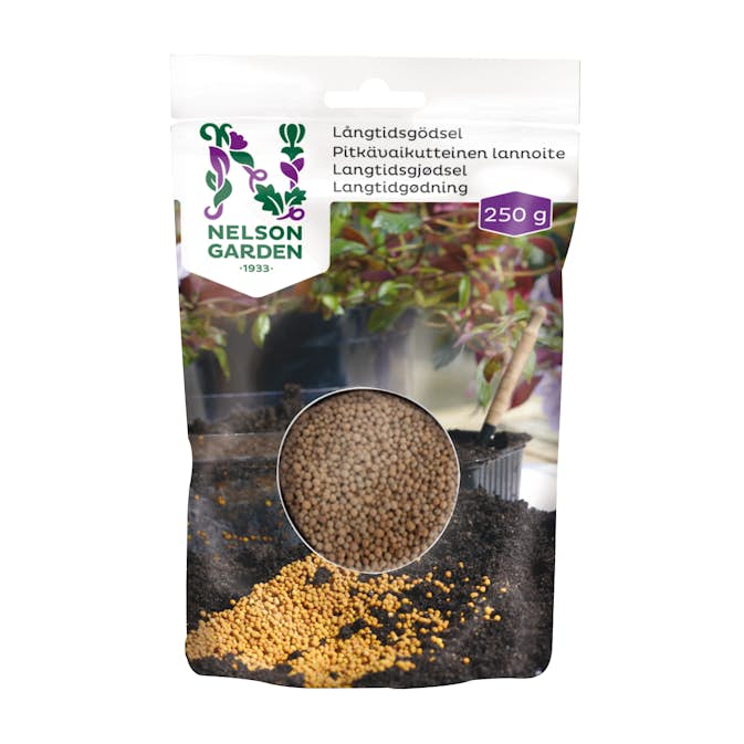 Växtnäring Nelson Garden Långtidsgödsel Granulerade Korn 250g