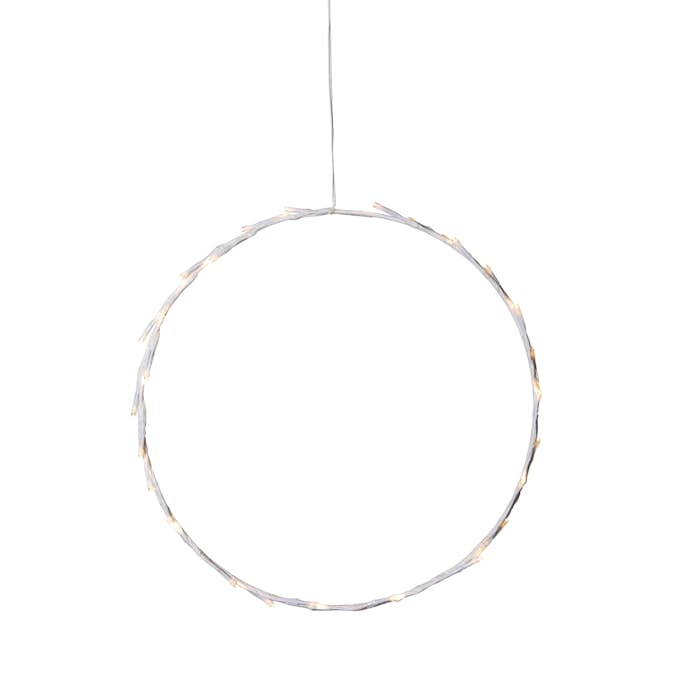 Hängande Dekoration Star Trading Crispy Krans LED