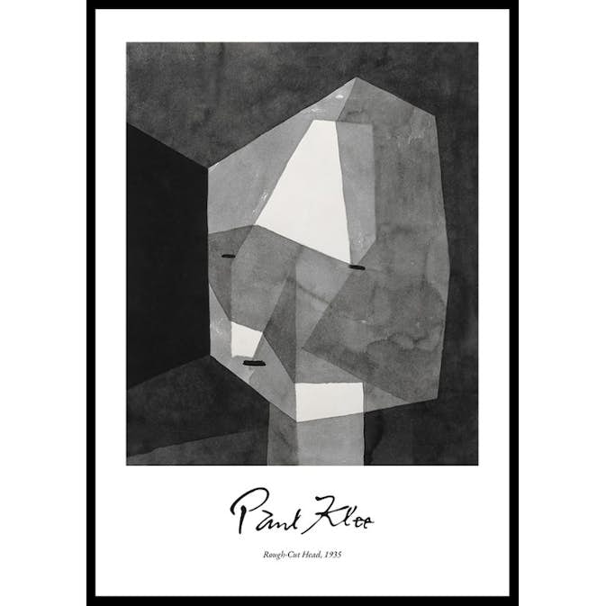 Poster Gallerix Rough-Cut Head By Paul Klee