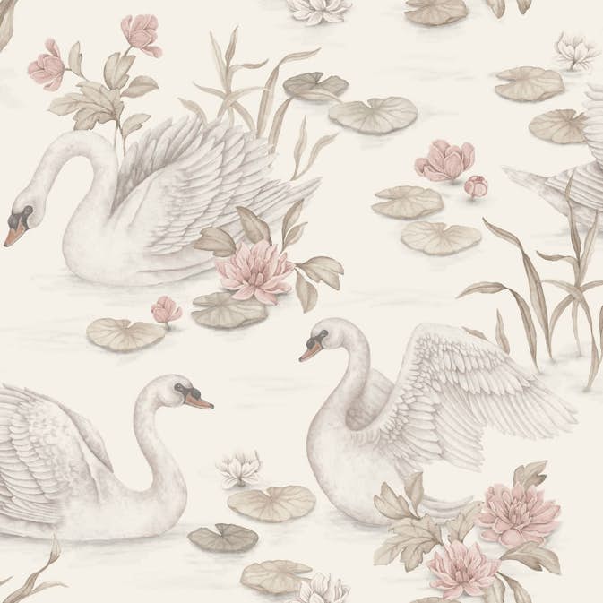Tapet Boråstapeter Lily Swan 6924