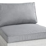 Dynfodral Comfort Garden Till Bahamas Mittmodul Utemöbel, Grå Polyester