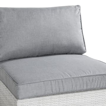 Dynfodral Comfort Garden Till Bahamas Mittmodul Utemöbel, Grå Polyester