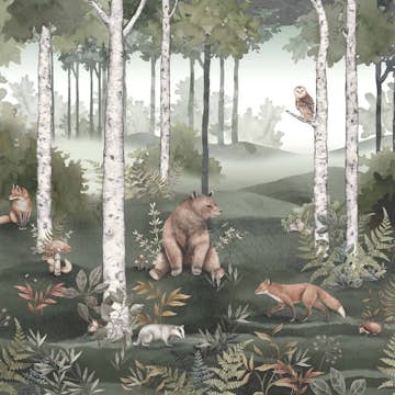 Tapet Boråstapeter Wild Forest Mural 6943
