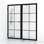 Duschdörr Svedbergs 180° Rista Rak/Fast Kombi