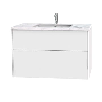 Tvättställsskåp Miller Badrum Brooklyn 100 med Lådor för Bänkskiva