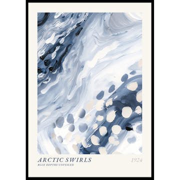 Poster Gallerix Arctic Swirls No2
