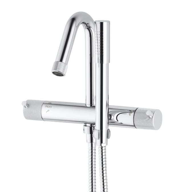 Badkarsblandare Mora Izzy Rock med Handdusch