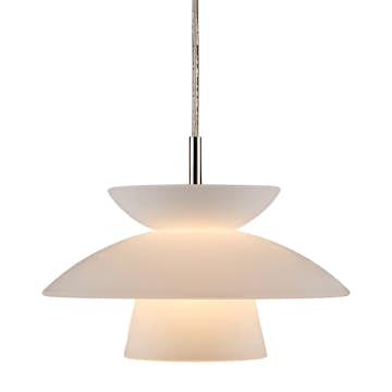 Taklampa Halo Design Dallas Midi Ø24 cm Opalglas