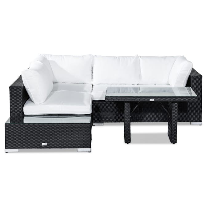 Loungegrupp Comfort Garden Bahamas 4-sits Hörn med Avslut Utomhus