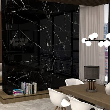 Klinker Netto Ceramika Markinia Silver High Glossy 60x120 cm