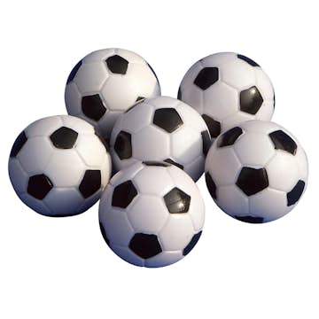 Fotboll Gamesson 36 mm Till Fotbollsspel 6-Pack
