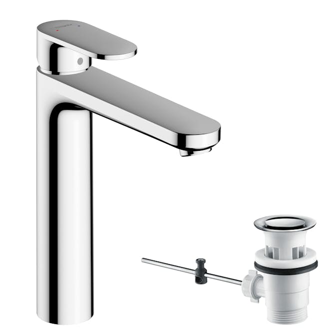 Tvättställsblandare Hansgrohe Vernis Blend 190 med Lyftventil
