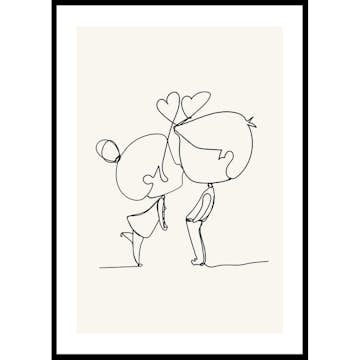 Poster Gallerix Contour of Affection