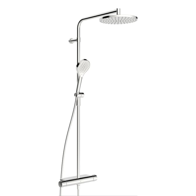 Takduschset Oras Optima Style med Termostatblandare