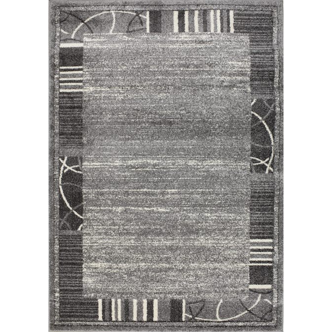 Wiltonmatta D-sign Ulm Ljusgrå/Vit