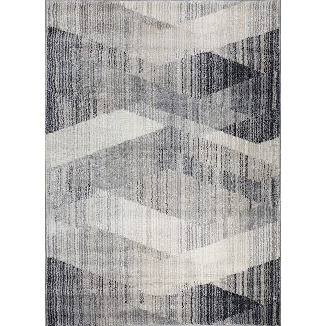 Wiltonmatta D-sign Siena Vit/Mörkgrå