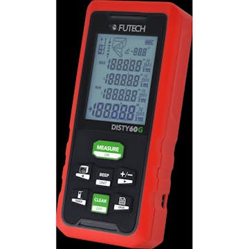 Avståndsmätare Futech Disty 60G Grön Laser 60 m